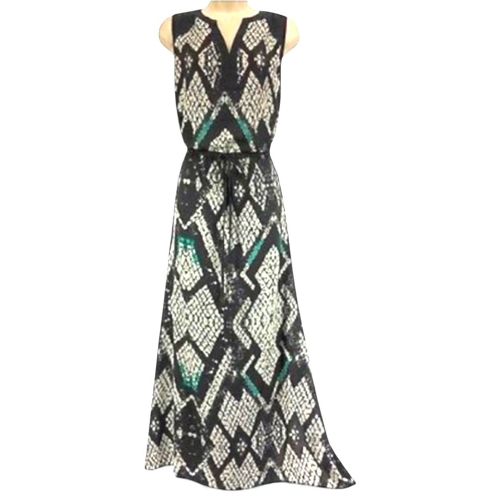 Pure Energy snakeskin maxi dress X or 14W